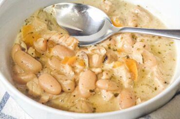 Creamy White Chicken Chili recipe | Quick and Easy Creamy White Chili