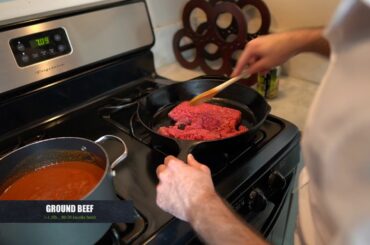 Thomas Family Chili - cooking heirloom chili