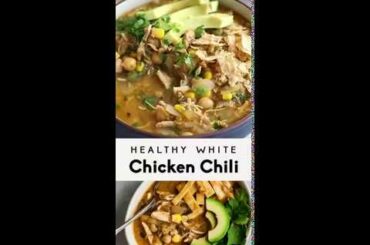 Let's Cooking | Healthy White Chicken Chili