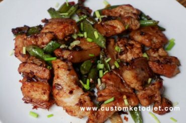 Keto Pork Belly & Green Beans Stir-Fry Recipe