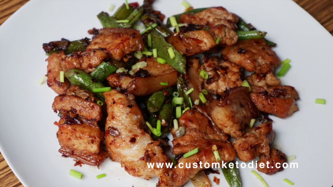 Keto Pork Belly & Green Beans StirFry Recipe Chili Chili