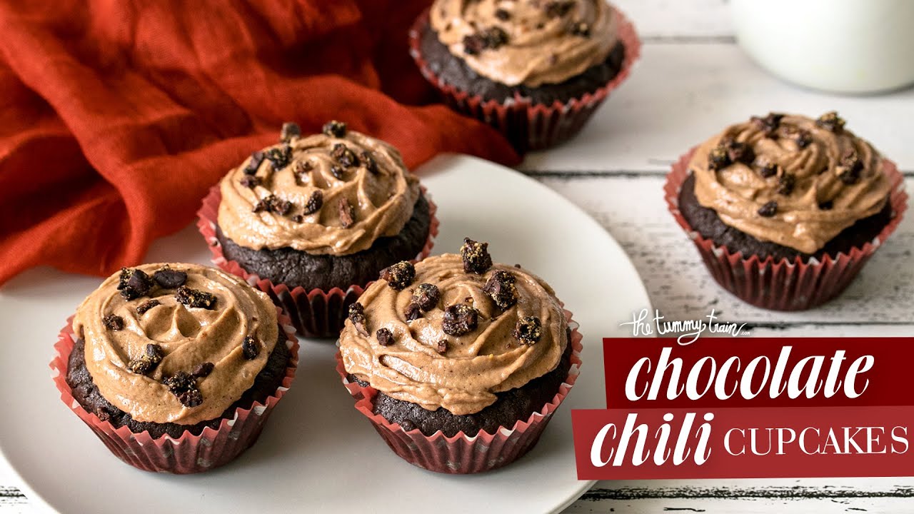 Chocolate Chili Cupcakes RECIPE The Tummy Train Chili Chili