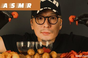 ASMR NUCLEAR SPICY CHILI SHRIMP & MOZZARELLA CHEESY POTATO MUKBANG l EATING SOUNDS & COOKING VIDEO