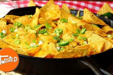 Game Day Chili Nacho Pie Recipe | Cheesy Nachos | Tasty Game Day Recipes | Twisted