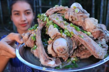 Yummy cooking ribs pork with chili recipe - Natural lfie tv cooking