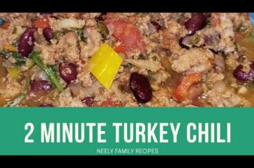 NINJA FOODI - PRESSURE COOKER 2 MINUTE TURKEY CHILI
