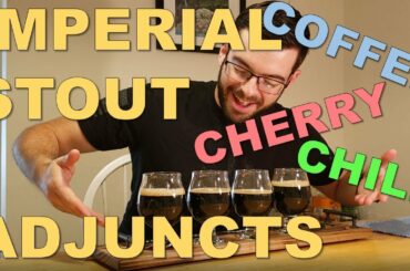 FOUR Experimental Russian Imperial Stout Batches - Coffee, Chocolate, Chili, Cinnamon, Cherry, Oak!
