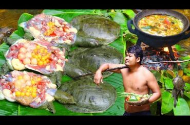 Cooking Soft Shell Turtle Soup Recipe - Curry shell turtle soup eating delicious