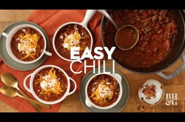 Chili| Weeknight Wins| Better Homes & Gardens