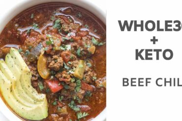 Whole30 + Keto Instant Pot Chili