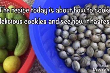 Cooking recipe!!ងាវស្រុះប្រឡាក់ទឹកត្រីបុក!! Boil cockles with chili sauce recipe!!