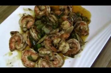 I love my perfect spicy garlic shrimp!  Chili Gambas, a must try sizzling hipon recipe.