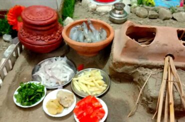 Miniature Mini Village Style Small Fish Curry Cooking Recipe | How To Make Best Spice Fish Curry