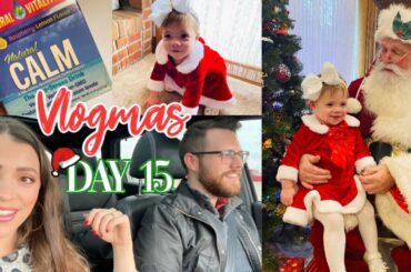 VLOGMAS DAY 15 //  Gigi Meets Santa, Best TACO MEAT Recipe, To-Do Lists