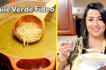 How to make Sopa de Fideo en Chile Verde | Easy Mexican Food Recipe