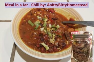 Meal In A Jar - Beef Chili - 1 or 2 servings plus taste test.