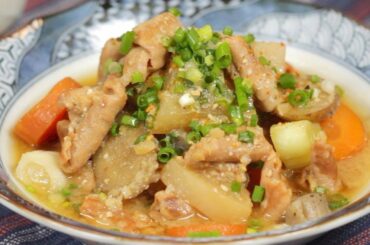 Motsu Nikomi Recipe (Pork Chitterlings and Vegetable Stew Using Pressure Cooker)  | Cooking with Dog