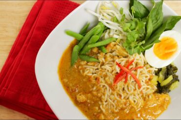 Tofu Shirataki Noodles w/ Thai Curry Sauce Recipe - Hot Thai Kitchen
