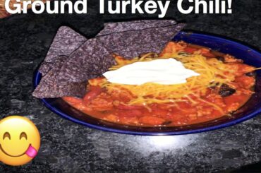 Chili recipe, how to make ground turkey chili homemade