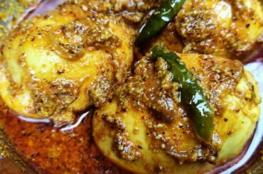 Shorshe dim | Bengali style Dimer jhol recipe | Bengali egg curry recipe | Mustard egg gravy recipe