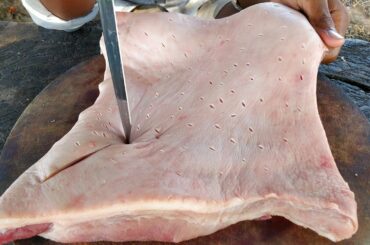 Crispy Pork Belly Salad Cooking | Pork Belly Crispy Salad Recipe