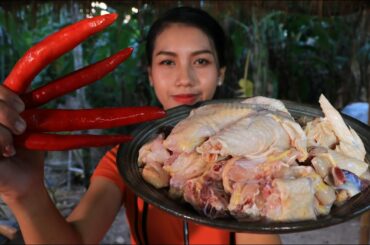 Yummy cooking chicken fry with chili recipe - Natural Life TV Cooking