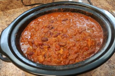Homemade Chili in a Crock Pot