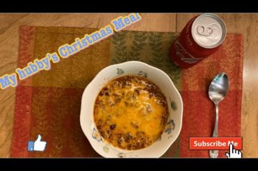 [Slow Cook]My Hubby’s Christmas Chili 남편의 크리스마스 칠리