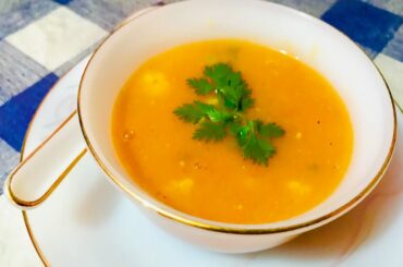 Chili Tomato Soup॥Winter special Healthy Soup॥Healthy Tomato Soup Kids Special