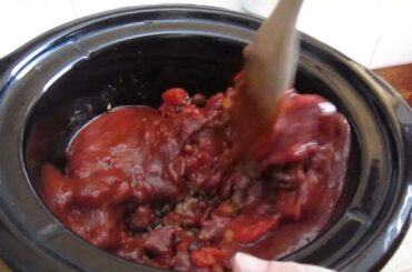 Crock pot chili recipe