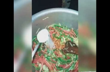 Spicy Vegetable Chowmen