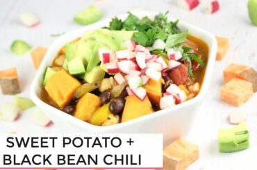 Easy Sweet Potato Black Bean Chili + 3 Ways to Use It | Vegan Dinner Idea