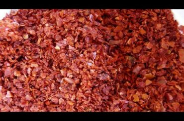 Chilli Flakes Recipe in Tamil | How to make Chilli Flakes at Home? For Pizza