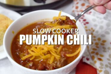 Slow Cooker Pumpkin Chili - Ninja Foodi