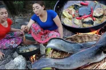 Cooking fish for food – Stir Fry curry fish with Chili recipe test  Delicious