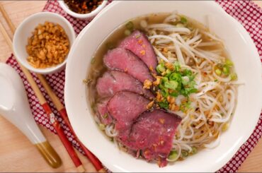 Thai Beef Noodle Soup ก๋วยเตี๋ยวเนื้อน้ําใส | Thai Recipes