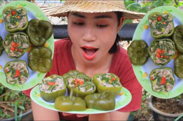 Cooking Skill pork in spicy recipe Yummy cooking - Primitive Survival Cooking | Village Life TV