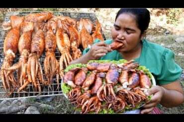 Yummy Cooking Big Squid with chili recipe & Cooking Life