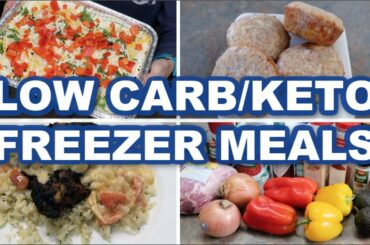 LOW CARB FREEZER MEALS | KETO RECIPES | FRUGAL FIT MOM AND JEN CHAPIN!