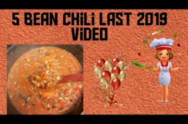 Homemade Five Bean Chili Yoyos Kitchen  2019