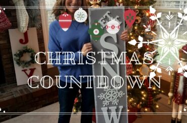 🎄🎄CHRISTMAS COUNTDOWN🎄🎄//CHRISTMAS COOKIE RECIPE//DIY WINTER/CHRISTMAS DECOR//CHILI RECIPE