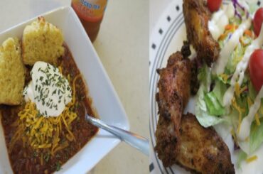 COOK WITH ME | KETO CHILI AND CORNBREAD | KETO CHICKEN WINGS