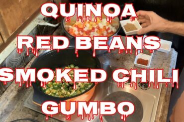Plant Based Recipes ~ Quinoa Red Beans and Smoked Chili Gumbo