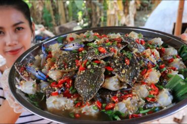 Yummy cooking crab chili salad recipe - Natural Life TV Cooking