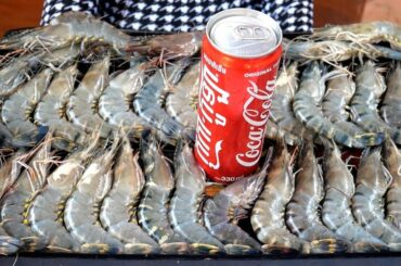 Shrimp and Coca Cola Recipe with Chili & Onion Sauce | สูตรกุ้งและโคคาโคล่า