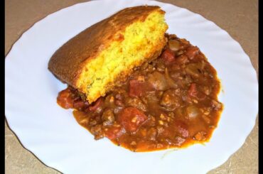 Cornbread Chili Casserole (Best winter meal)