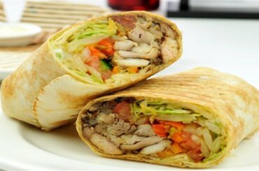 Spicy Chicken Shawarma Recipe | How to Make Spicy Chicken Shawarma