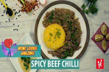 SPICY BEEF CHILLI. How To Make Restaurant Style Spicy Chilli Beef