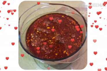 Chili Garlic Sauce In Oil🌶️ By: Aunty Vicky👩‍💼