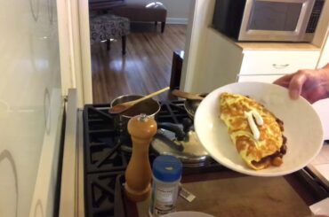 Fluffy Chili Cheese Omelette 2 (California Style)